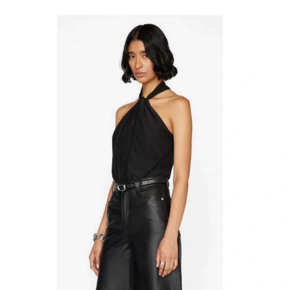 Frame Lace Inset Sleeveless Top - Picture 2 of 8